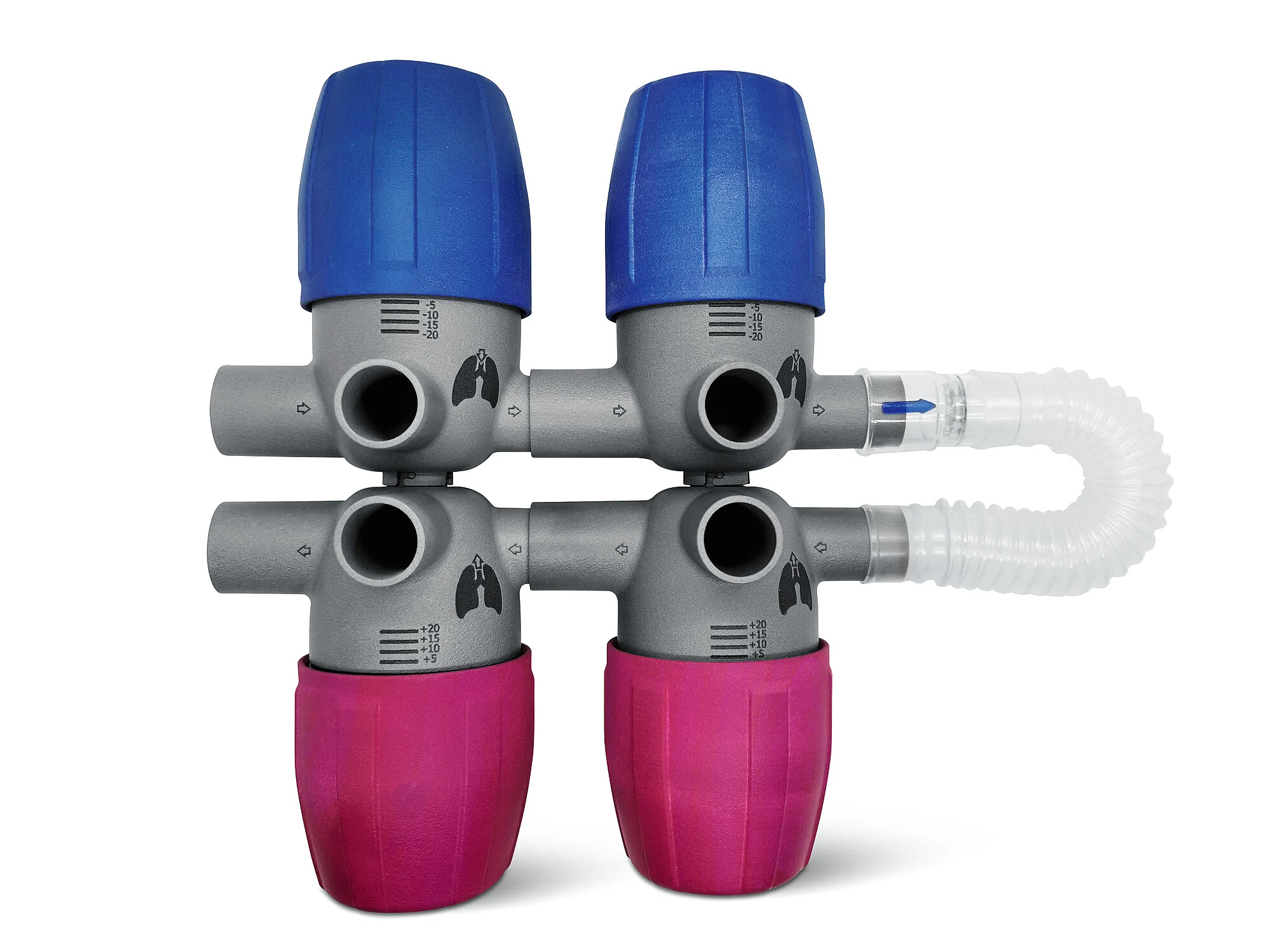 Prototype ventilator splitter assembly